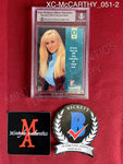 XC-McCARTHY_051 - 1998 Playboy Best of Jenny McCarthy #43 Jenny McCarthy Trading Card (Slabbed) Autographed By Jenny McCarthy