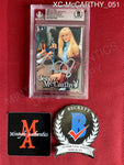 XC-McCARTHY_051 - 1998 Playboy Best of Jenny McCarthy #43 Jenny McCarthy Trading Card (Slabbed) Autographed By Jenny McCarthy