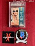 XC-McCARTHY_058 - 1998 Playboy Best of Jenny McCarthy #56 Jenny McCarthy Trading Card (Slabbed) IMPERFECT Autographed By Jenny McCarthy