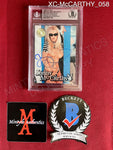 XC-McCARTHY_058 - 1998 Playboy Best of Jenny McCarthy #56 Jenny McCarthy Trading Card (Slabbed) IMPERFECT Autographed By Jenny McCarthy