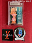 XC-McCARTHY_060 - 1998 Playboy Best of Jenny McCarthy #58 Jenny McCarthy Trading Card (Slabbed) Autographed By Jenny McCarthy