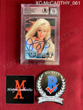 XC-McCARTHY_061 - 1998 Playboy Best of Jenny McCarthy #20 Jenny McCarthy (Auto Grade 10) Trading Card (Slabbed) Autographed By Jenny McCarthy