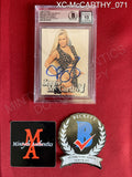 XC-McCARTHY_071 - 1998 Playboy Best of Jenny McCarthy #48 Jenny McCarthy (Auto Grade 10) Trading Card (Slabbed) Autographed By Jenny McCarthy