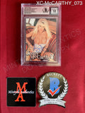 XC-McCARTHY_073 - 1998 Playboy Best of Jenny McCarthy #62 Jenny McCarthy (Auto Grade 10) Trading Card (Slabbed) Autographed By Jenny McCarthy