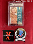 XC-McCARTHY_076 - 1998 Playboy Best of Jenny McCarthy #75 Jenny McCarthy (Auto Grade 10) Trading Card (Slabbed) Autographed By Jenny McCarthy