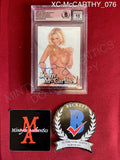 XC-McCARTHY_076 - 1998 Playboy Best of Jenny McCarthy #75 Jenny McCarthy (Auto Grade 10) Trading Card (Slabbed) Autographed By Jenny McCarthy