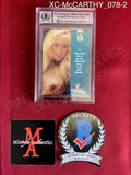 XC-McCARTHY_078 - 1998 Playboy Best of Jenny McCarthy #83 Jenny McCarthy (Auto Grade 10) Trading Card (Slabbed) Autographed By Jenny McCarthy