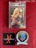 XC-McCARTHY_078 - 1998 Playboy Best of Jenny McCarthy #83 Jenny McCarthy (Auto Grade 10) Trading Card (Slabbed) Autographed By Jenny McCarthy