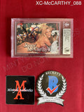 XC-McCARTHY_088 - 1998 Playboy Best Of Jenny McCarthy #92 Jenny McCarthy Trading Card (Slabbed) Autographed By Jenny McCarthy