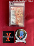 XC-McCARTHY_092 - 1998 Playboy Best Of Jenny McCarthy Play Time #P1 Jenny McCarthy (Auto Grade 10) Trading Card (Slabbed) Autographed By Jenny McCarthy