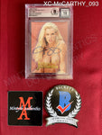 XC-McCARTHY_093 - 1998 Playboy Best Of Jenny McCarthy Play Time #P2 Jenny McCarthy (Auto Grade 10) Trading Card (Slabbed) Autographed By Jenny McCarthy