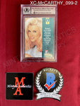 XC-McCARTHY_099 - 1998 Playboy Best Of Jenny McCarthy #5 Jenny McCarthy (Auto Grade 10) Trading Card (Slabbed) Autographed By Jenny McCarthy