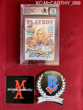 XC-McCARTHY_099 - 1998 Playboy Best Of Jenny McCarthy #5 Jenny McCarthy (Auto Grade 10) Trading Card (Slabbed) Autographed By Jenny McCarthy