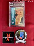 XC-McCARTHY_102 - 1998 Playboy Best Of Jenny McCarthy #17 Jenny McCarthy (Auto Grade 10) Trading Card (Slabbed) Autographed By Jenny McCarthy