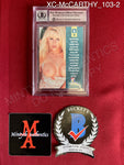 XC-McCARTHY_103 - 1998 Playboy Best Of Jenny McCarthy #19 Jenny McCarthy (Auto Grade 10) Trading Card (Slabbed) Autographed By Jenny McCarthy