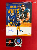 XWATTS_109 - 8x10 Photo Autographed By Xavier Watts