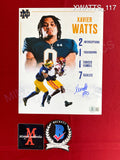 XWATTS_117 - 8x10 Photo Autographed By Xavier Watts