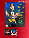 XWATTS_129 - 8x10 Photo Autographed By Xavier Watts