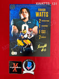 XWATTS_131 - 8x10 Photo Autographed By Xavier Watts