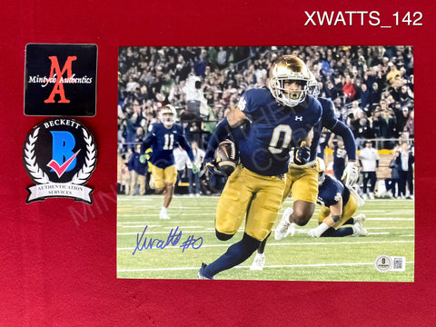 XWATTS_142 - 8x10 Photo Autographed By Xavier Watts