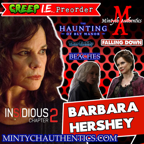 Barbara Hershey Preorder (CreepIE Con)