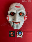 BELL_076 - Billy Trick Or Treat Studios Vaccuform Mask Autographed By Tobin Bell