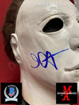 CARPENTER_013 - Michael Myers 1978 Trick Or Treat Studios Mask Autographed By John Carpenter