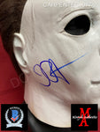 CARPENTER_017 - Michael Myers 1978 Trick Or Treat Studios Mask Autographed By John Carpenter