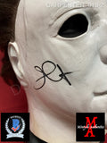 CARPENTER_018 - Michael Myers 1978 Trick Or Treat Studios Mask Autographed By John Carpenter