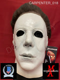 CARPENTER_018 - Michael Myers 1978 Trick Or Treat Studios Mask Autographed By John Carpenter