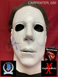 CARPENTER_020 - Michael Myers 1978 Trick Or Treat Studios Mask Autographed By John Carpenter