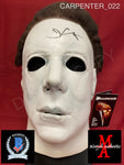 CARPENTER_022 - Michael Myers 1978 Trick Or Treat Studios Mask Autographed By John Carpenter