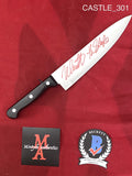 CASTLE_301 - 8" Real Butchers Knife Autographed By Nick Castle