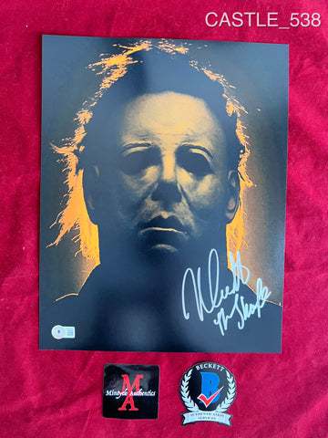 CASTLE_538 - 11x14 Photo Autographed By Nick Castle