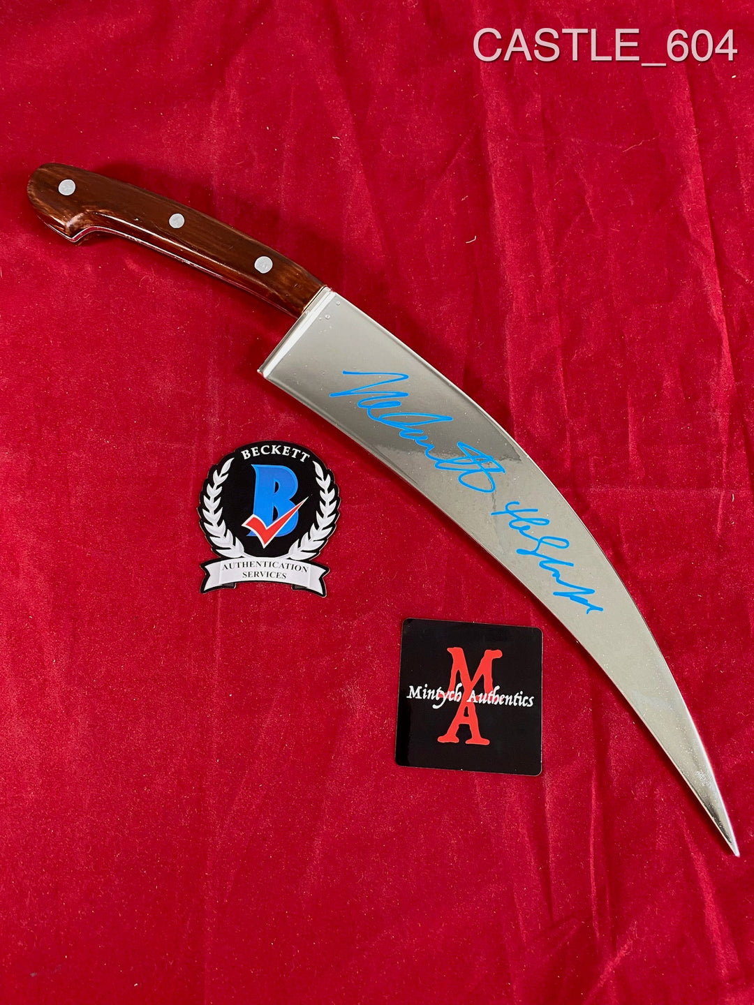 Nick Castle signed foam knife cheapest