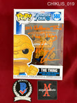 CHIKLIS_019 - Fantastic Four 560 The Thing Funko Pop! Autographed By Michael Chiklis