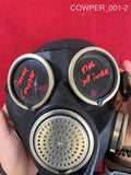 COWPER_001 - Real Rubber Miners Mask Autographed By Peter Cowper