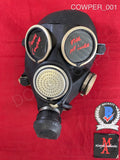 COWPER_001 - Real Rubber Miners Mask Autographed By Peter Cowper