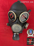 COWPER_008 - Real Rubber Miners Mask Autographed By Peter Cowper