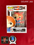 DOURIF_062 - Child's Play 2 56 Chucky Funko Pop! Autographed By Brad Dourif