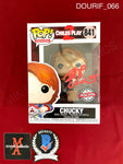 DOURIF_066 - Child's Play 2 841 Chucky Special Edition Funko Pop! Autographed By Brad Dourif