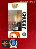 DOURIF_070 - Child's Play 2 841 Chucky Special Edition Funko Pop! Autographed By Brad Dourif