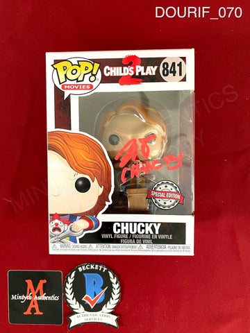 DOURIF_070 - Child's Play 2 841 Chucky Special Edition Funko Pop! Autographed By Brad Dourif