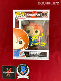 DOURIF_072 - Child's Play 2 56 Chucky Funko Pop! Autographed By Brad Dourif