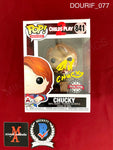 DOURIF_077 - Child's Play 2 841 Chucky Special Edition Funko Pop! Autographed By Brad Dourif