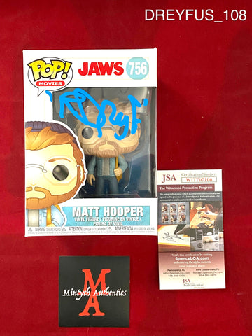 DREYFUSS_108 - Jaws 756 Matt Hooper Funko Pop! Autographed By Richard Dreyfuss