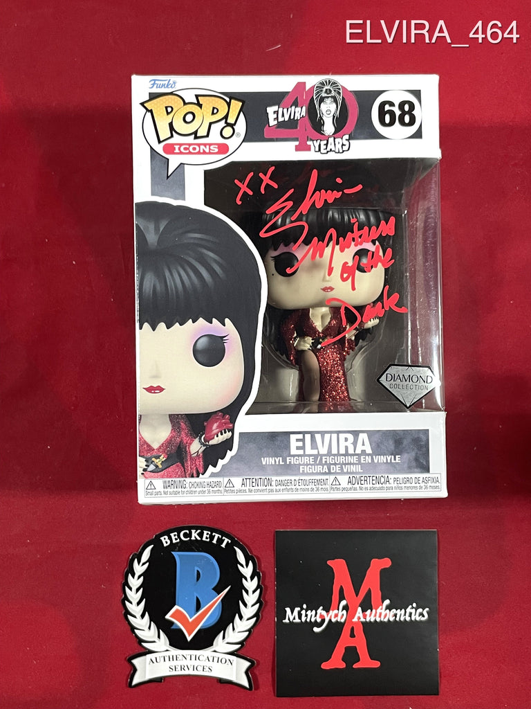 Outlet Elvira Autographed by Elvira Pop Funko