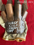 ENGLUND_082 - Rubies Supreme Edition Freddy Krueger Metal Glove (IMPERFECT) Autographed By Robert Englund