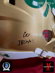 ESTIME_202 - Notre Dame Riddell SPEED Replica Full Size Helmet Autographed By Audric Estime