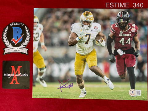 ESTIME_340 - 8x10 Photo Autographed By Audric Estime